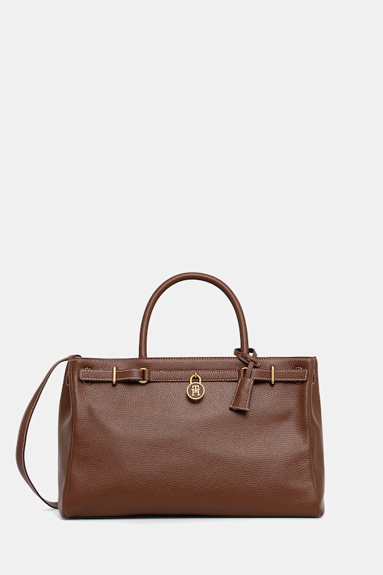 Кожаная сумка Tommy Hilfiger, коричневый
Кожаная сумка Tommy Hilfiger, коричневый