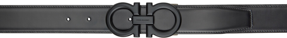 Двусторонний ремень Gancini черного и темно-синего цветов Ferragamo, Nero/Blue marine
Двусторонний ремень Gancini черного и темно-синего цветов Ferragamo, Nero/Blue marine