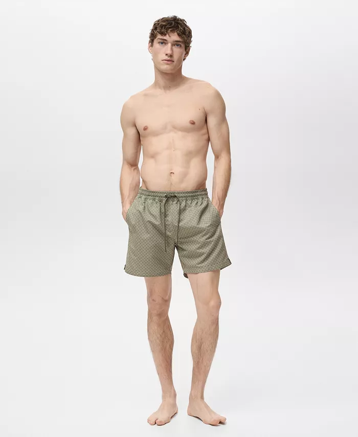 Мужские плавки с геометрическим принтом MANGO, коричневый/бежевый
Мужские плавки с геометрическим принтом MANGO, коричневый/бежевый