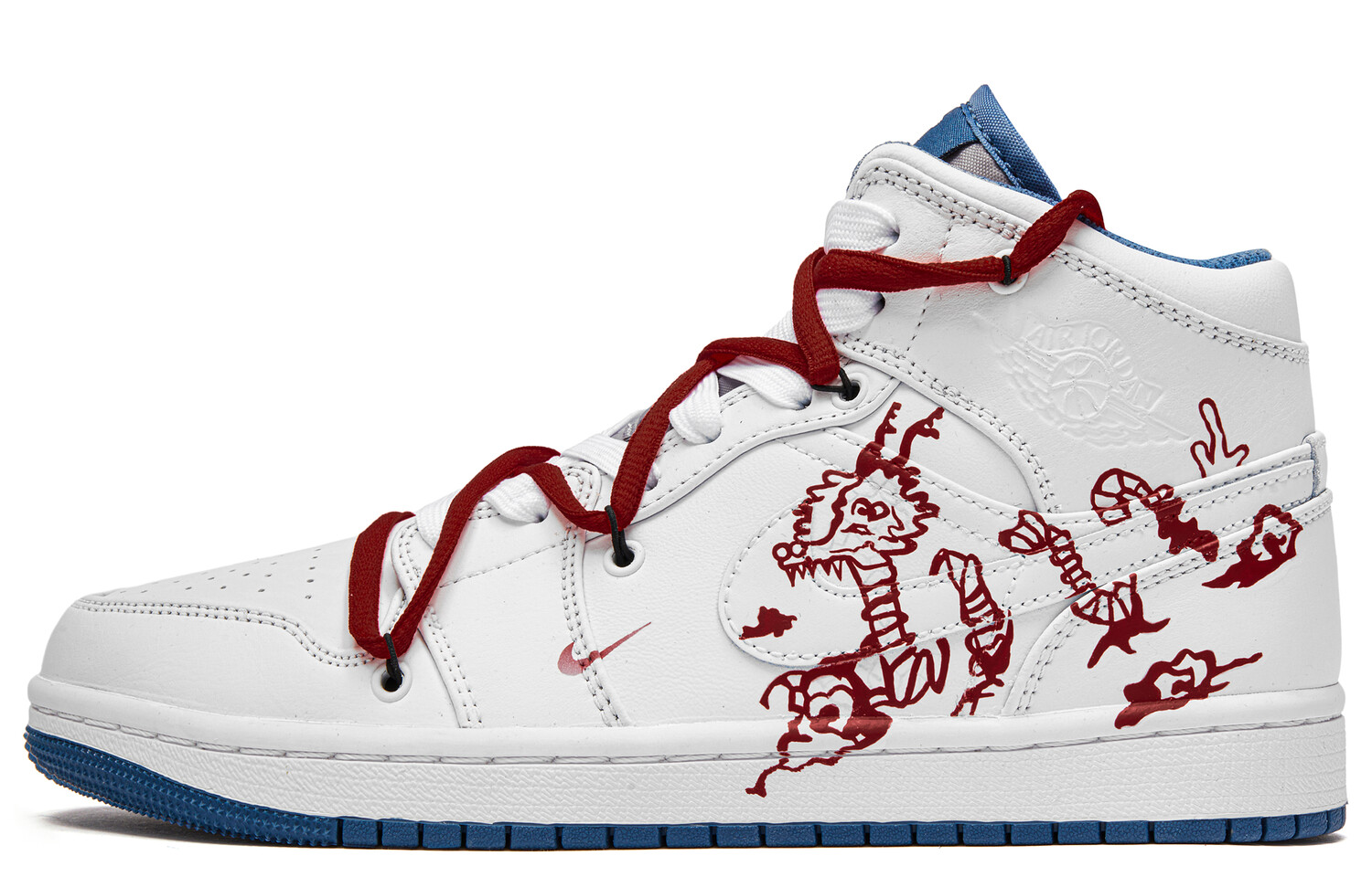 Кроссовки Air Jordan 1 Vintage Basketball Shoes Women's Mid-top White/red, белый
Кроссовки Air Jordan 1 Vintage Basketball Shoes Women's Mid-top White/red, белый