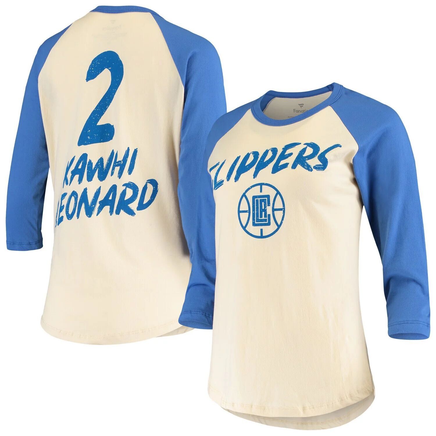 Женская футболка Fanatics Kawhi Leonard Cream LA Clippers с рукавами 3/4 реглан Fanatics
Женская футболка Fanatics Kawhi Leonard Cream LA Clippers с рукавами 3/4 реглан Fanatics