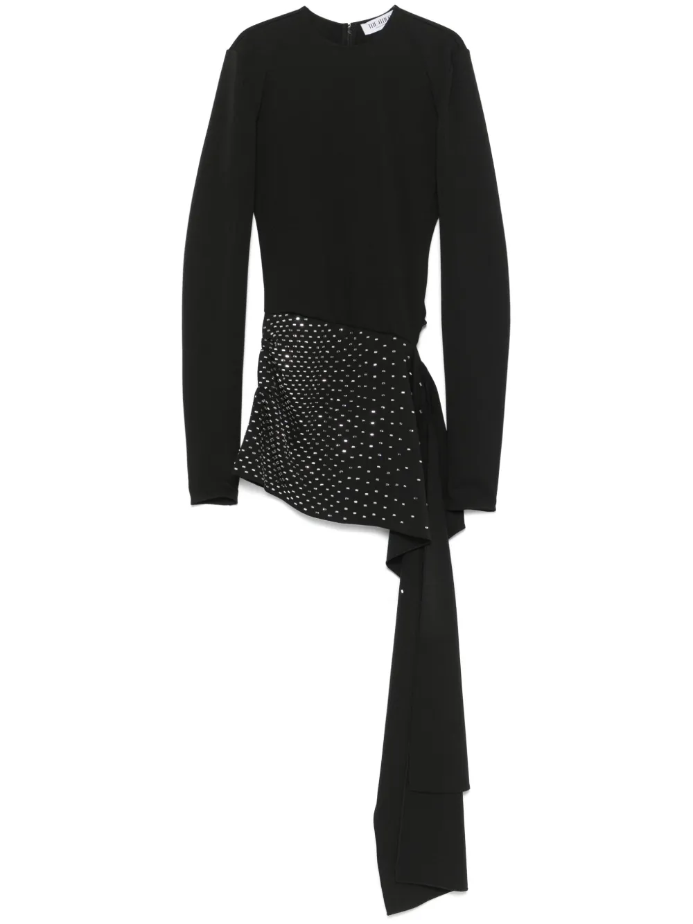 Платье мини асимметричного кроя The Attico, черный
Платье мини асимметричного кроя The Attico, черный