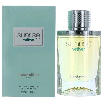 Franck Olivier Sunrise Vetiver EDT спрей для мужчин 2,5 унции (75 мл)
Franck Olivier Sunrise Vetiver EDT спрей для мужчин 2,5 унции (75 мл)