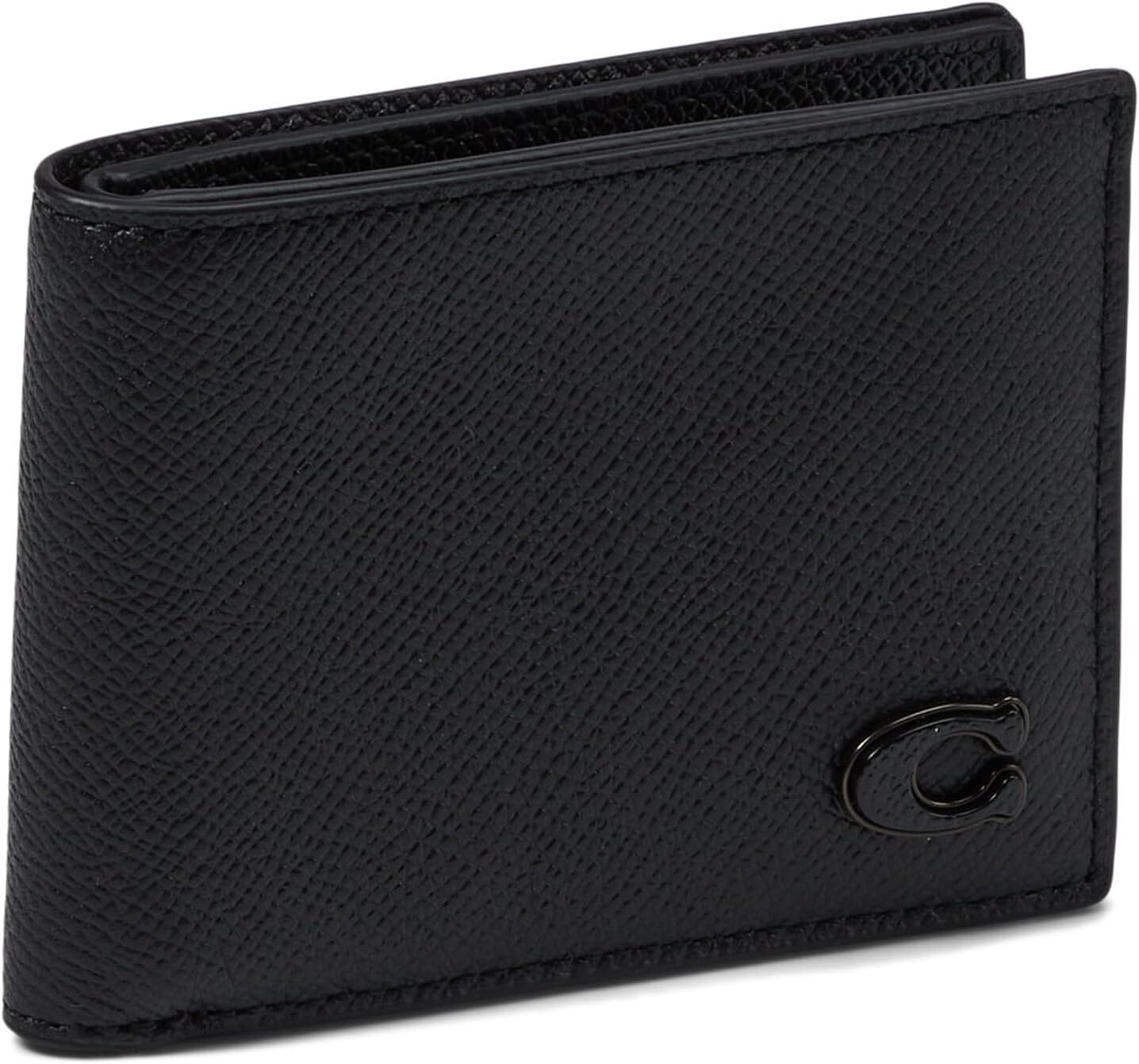 Кошелек Slim Billfold in Cross Grain Leather COACH, черный
Кошелек Slim Billfold in Cross Grain Leather COACH, черный