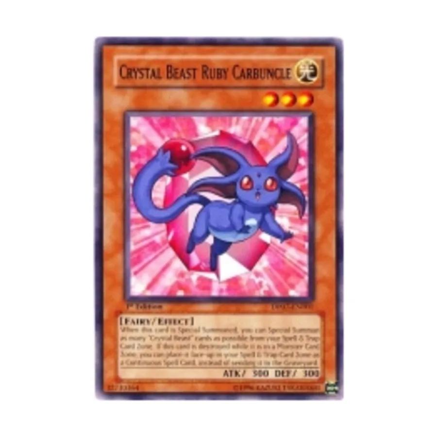 CCG Кристальный зверь Рубиновый карбункул (Обычный), Yu-Gi-Oh - Duelist Pack - Jesse Anderson - Singles
CCG Кристальный зверь Рубиновый карбункул (Обычный), Yu-Gi-Oh - Duelist Pack - Jesse Anderson - Singles