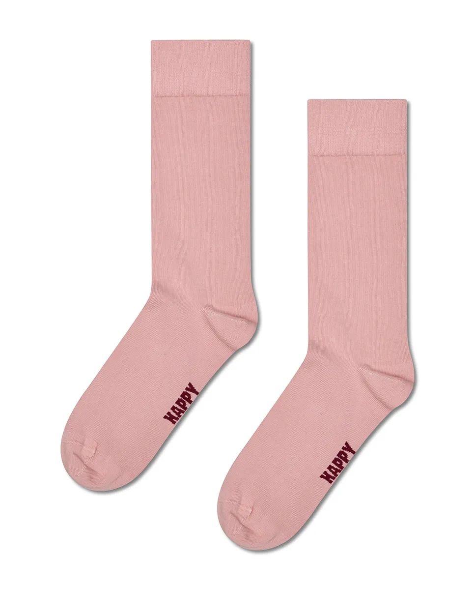 Органические носки однотонного бледно-розового цвета Happy Socks
Органические носки однотонного бледно-розового цвета Happy Socks