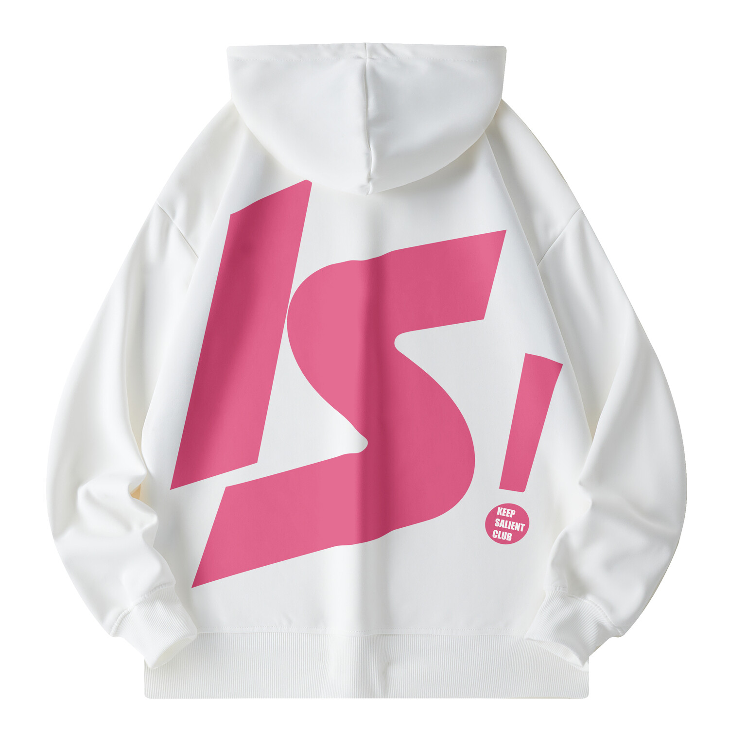 Толстовка унисекс KS, Белый, на флисовой подкладке 
Толстовка унисекс KS, Белый, на флисовой подкладке