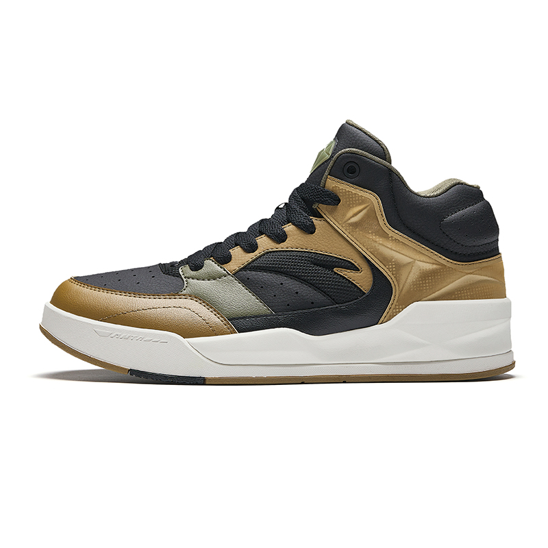 Anta Противоскользящие Высокие Кроссовки для Скейтбординга Мужские Черное Золото, Базовый Черный/Песчаник
Anta Противоскользящие Высокие Кроссовки для Скейтбординга Мужские Черное Золото, Базовый Черный/Песчаник