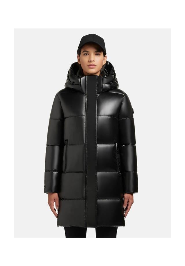 Стеганое пальто haya shiny-ym Khujo, черный
Стеганое пальто haya shiny-ym Khujo, черный