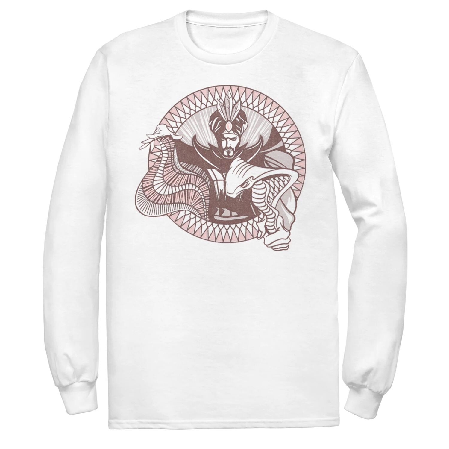 Мужская футболка Disney's Aladdin Jafar с длинными рукавами и рисунком
Мужская футболка Disney's Aladdin Jafar с длинными рукавами и рисунком