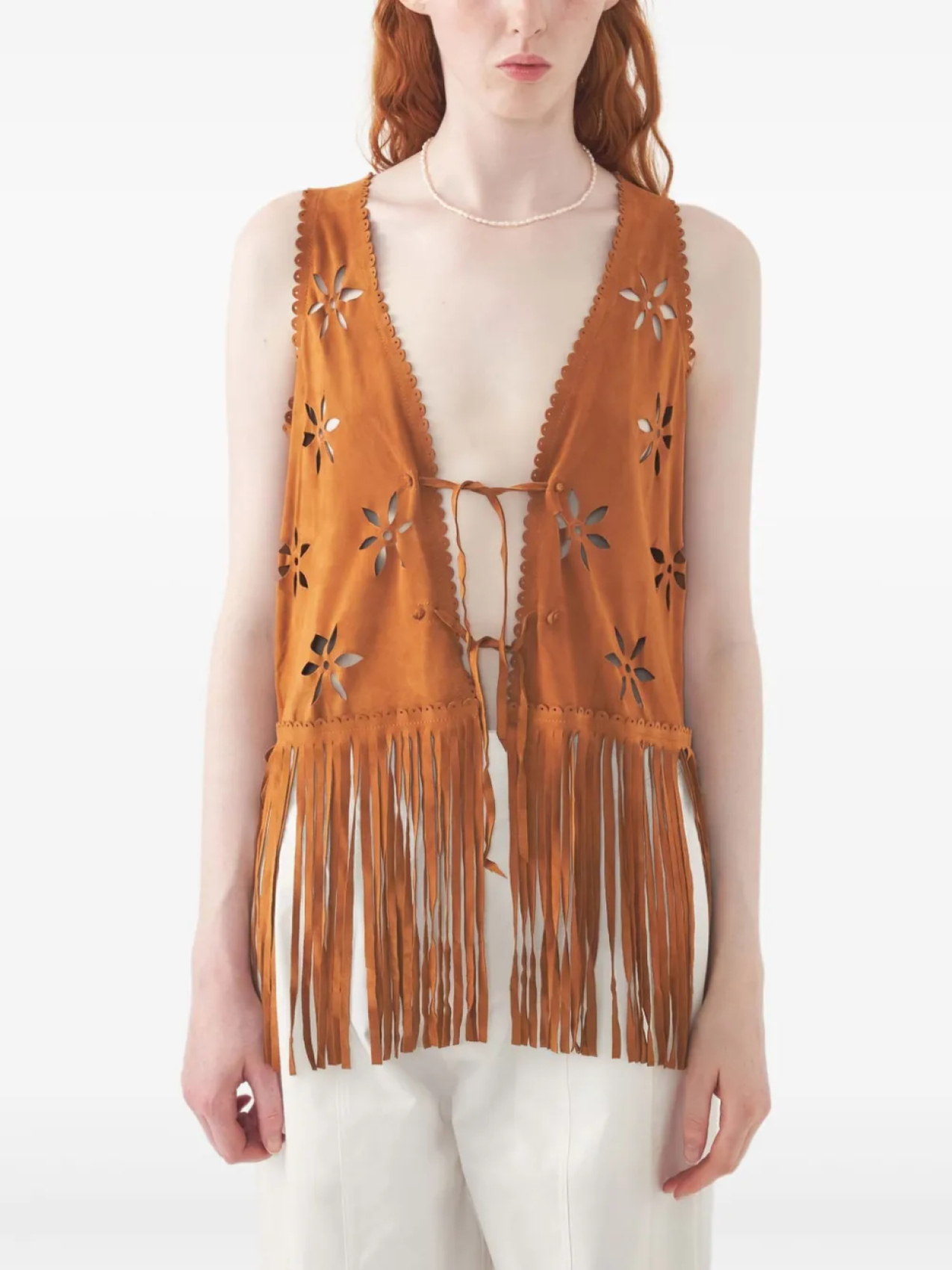 Жилет с бахромой по подолу Antik Batik, коричневый
Жилет с бахромой по подолу Antik Batik, коричневый