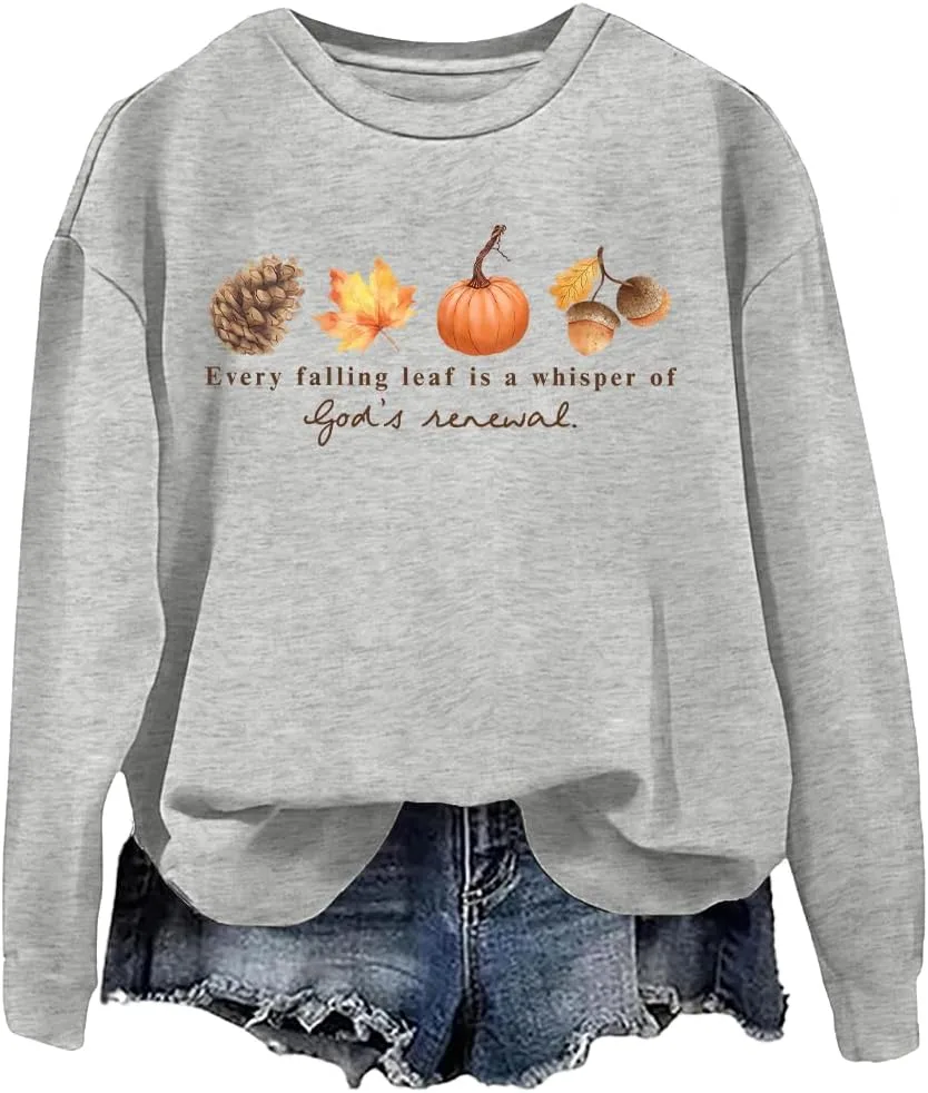 Свитшот Every Falling Leaf Is A Whisper Of God's Renewal woati
Свитшот Every Falling Leaf Is A Whisper Of God's Renewal woati