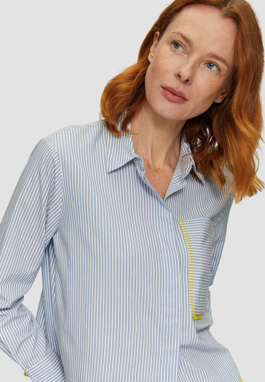 Блузка на пуговицах ÜBERSCHNITTENEN SCHULTERN s.Oliver, светло-голубой
Блузка на пуговицах ÜBERSCHNITTENEN SCHULTERN s.Oliver, светло-голубой