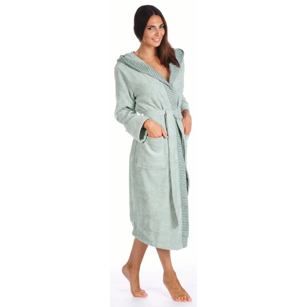 Женский халат Benny, идеально подходит для сауны и SPA, гостиничный халат, утренний халат 1 шт., с полосатой отделкой Egeria, светло-серый
Женский халат Benny, идеально подходит для сауны и SPA, гостиничный халат, утренний халат 1 шт., с полосатой отделкой Egeria, светло-серый