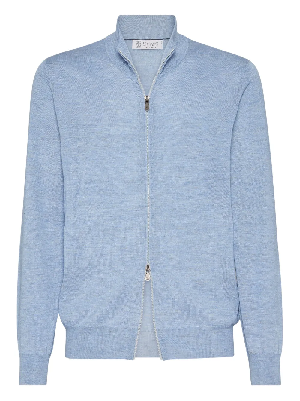 Легкий кардиган с воротником на молнии Brunello Cucinelli, синий
Легкий кардиган с воротником на молнии Brunello Cucinelli, синий