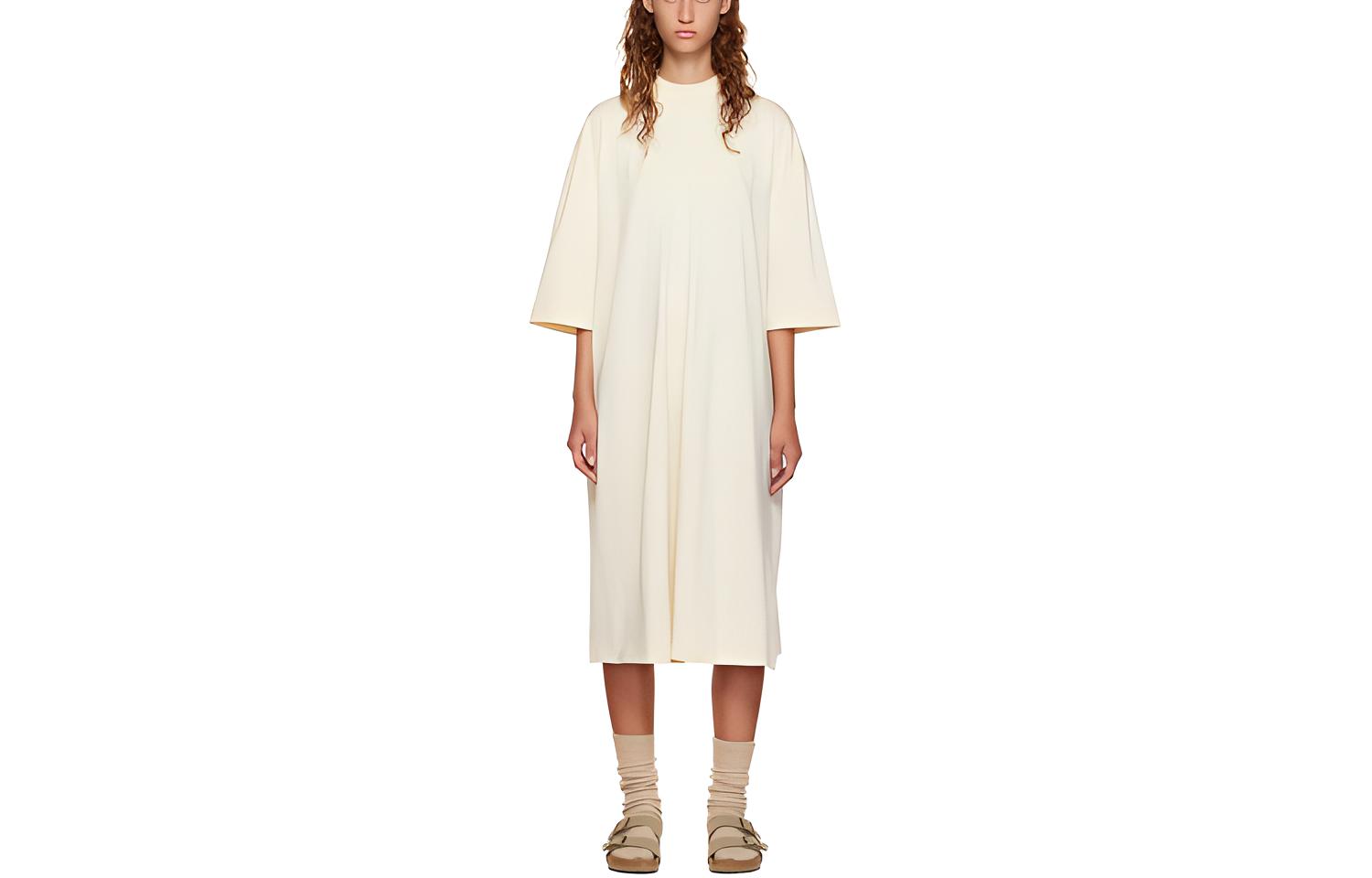 Осенне-зимняя коллекция Off White Короткий рукав Миди-платье Яичная скорлупа Короткий рукав Платье Женщины Яично-белый Fear Of God Essentials
Осенне-зимняя коллекция Off White Короткий рукав Миди-платье Яичная скорлупа Короткий рукав Платье Женщины Яично-белый Fear Of God Essentials