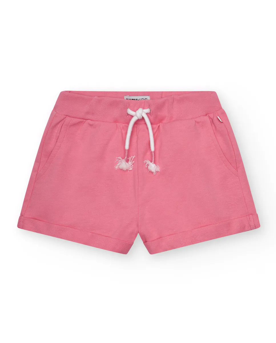 Розовые шорты для девочек с эластичной талией и карманами Tuc tuc, розовый
Розовые шорты для девочек с эластичной талией и карманами Tuc tuc, розовый