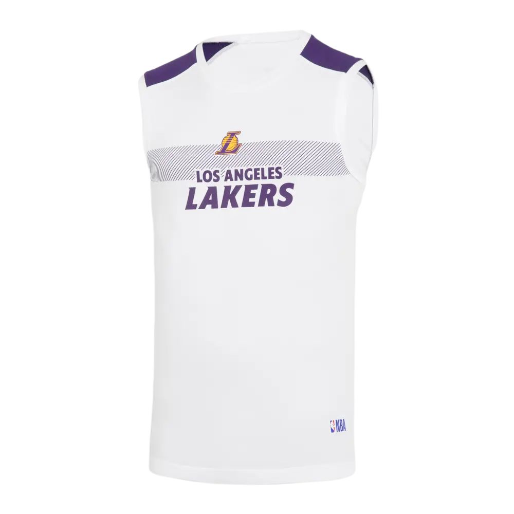 Футболка NBA Los Angeles Lakers мужская снежно-фиолетовая DECATHLON
Футболка NBA Los Angeles Lakers мужская снежно-фиолетовая DECATHLON