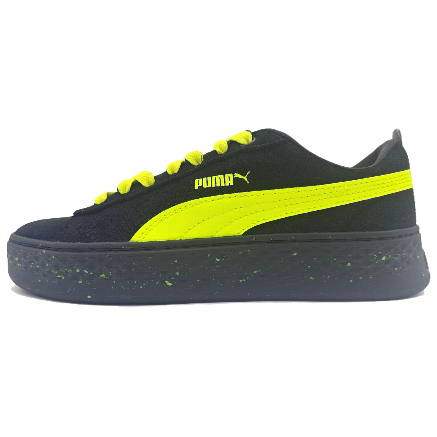 Кроссовки Puma Smash Platform Skateboarding Shoes Women's Low-top Black/yellow, черный/желтый
Кроссовки Puma Smash Platform Skateboarding Shoes Women's Low-top Black/yellow, черный/желтый