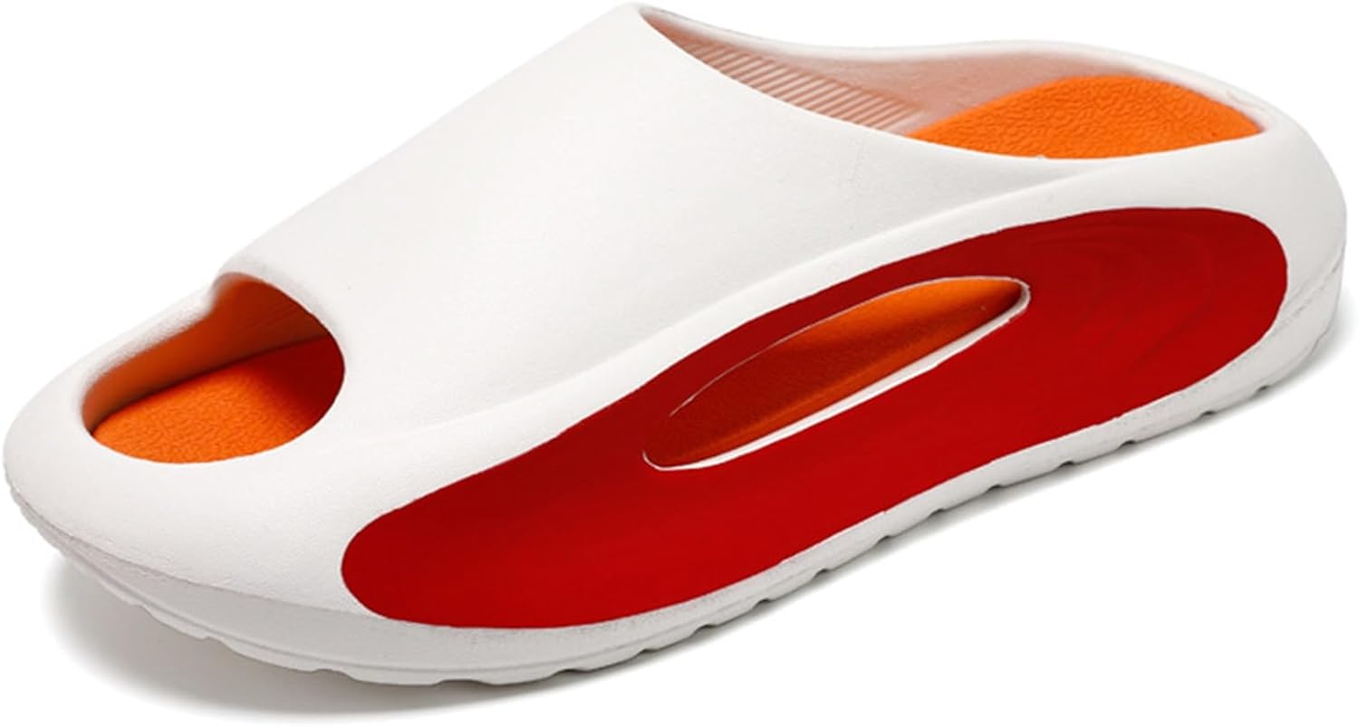 LNERIP Унисекс Шлепацы, супер мягкие, противоскользящие, с подушечками, для женщин и мужчин, с толстой подошвой, летние шлепанцы на платформе, повседневные пляжные сандалии, белый/оранжевый
LNERIP Унисекс Шлепацы, супер мягкие, противоскользящие, с подушечками, для женщин и мужчин, с толстой подошвой, летние шлепанцы на платформе, повседневные пляжные сандалии, белый/оранжевый