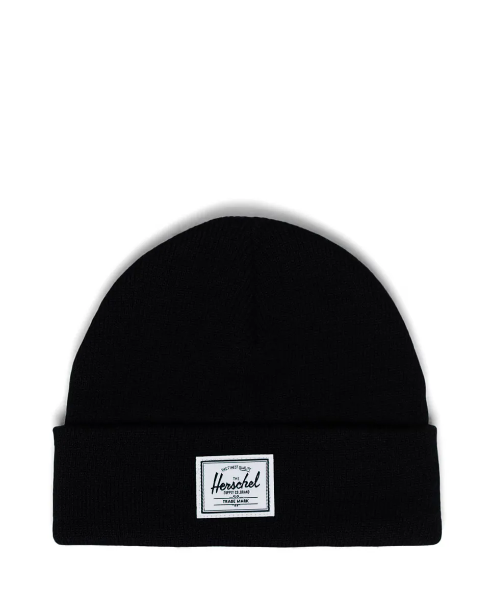Черная вязаная шапка унисекс в рыбацком стиле Herschel, черный
Черная вязаная шапка унисекс в рыбацком стиле Herschel, черный