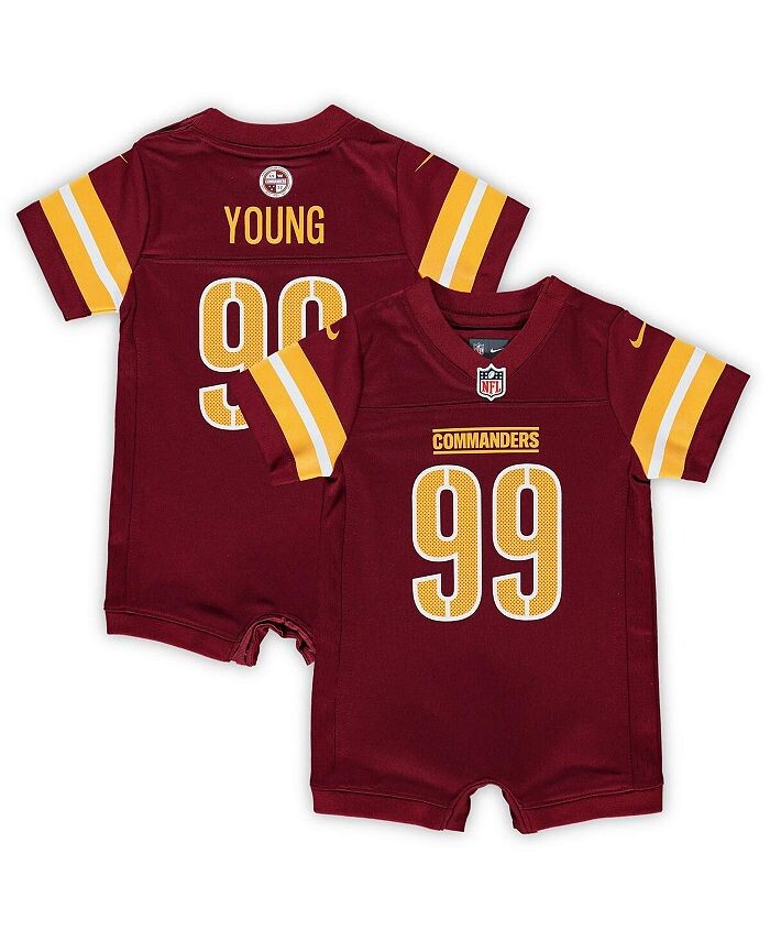 Бордовый комбинезон Washington Commanders Game для новорожденныхChase Young, трикотаж Nike, красный
Бордовый комбинезон Washington Commanders Game для новорожденныхChase Young, трикотаж Nike, красный