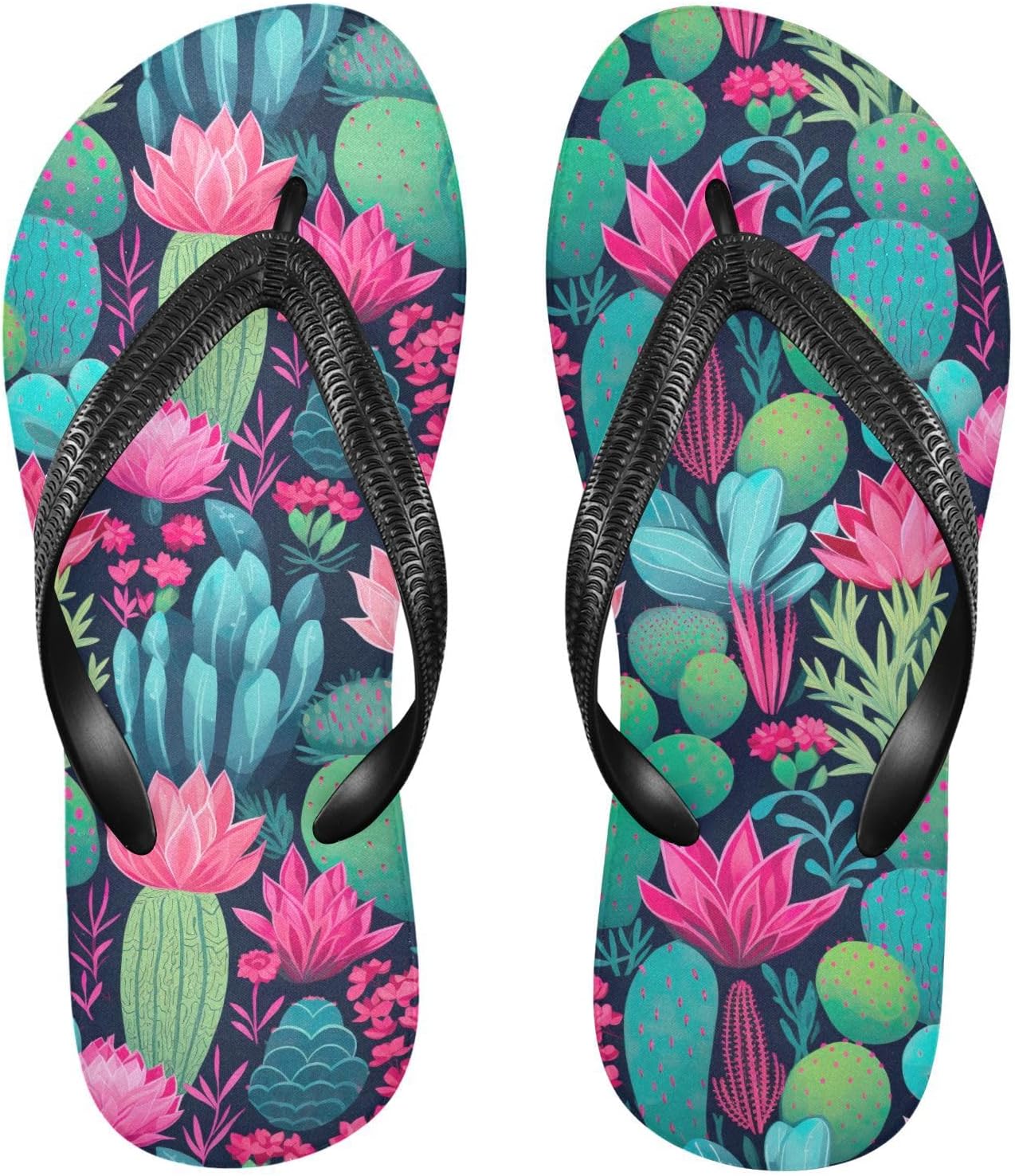 SPRIPORT Женские и мужские шлепанцы с кактусами и цветами, удобные повседневные шлепки на тонкой подошве с амортизирующей стелькой, с противоскользящей резиновой подошвой, плоские сандалии для пляжа и летних прогулок, Multicoloured
SPRIPORT Женские и мужские шлепанцы с кактусами и цветами, удобные повседневные шлепки на тонкой подошве с амортизирующей стелькой, с противоскользящей резиновой подошвой, плоские сандалии для пляжа и летних прогулок, Multicoloured