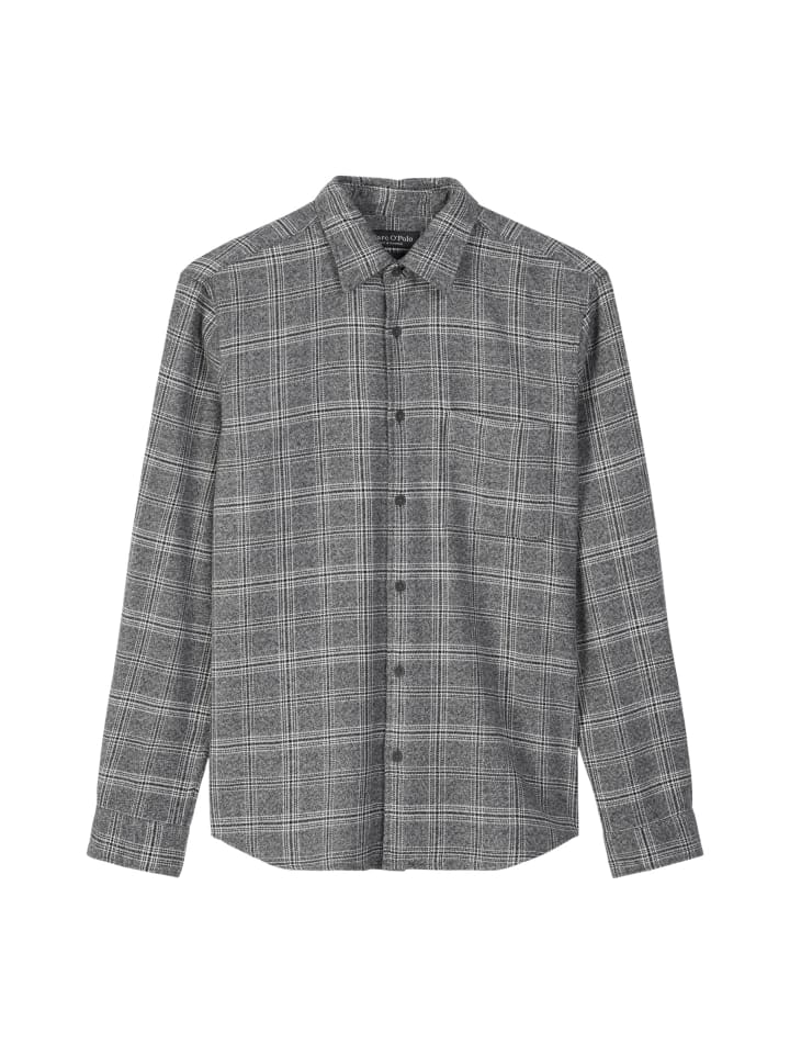 Обычная рубашка темно-серого цвета Marc O'Polo
Обычная рубашка темно-серого цвета Marc O'Polo