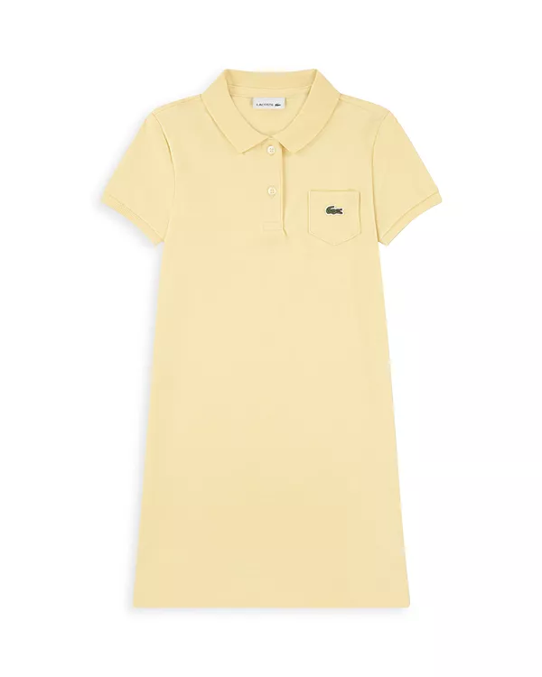 Детское платье пике для девочек. Lacoste, желтый
Детское платье пике для девочек. Lacoste, желтый