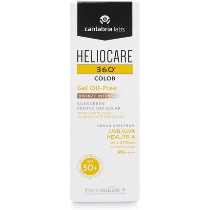 360В Spf50+ Гель-бронза Интенсив, Heliocare
360В Spf50+ Гель-бронза Интенсив, Heliocare