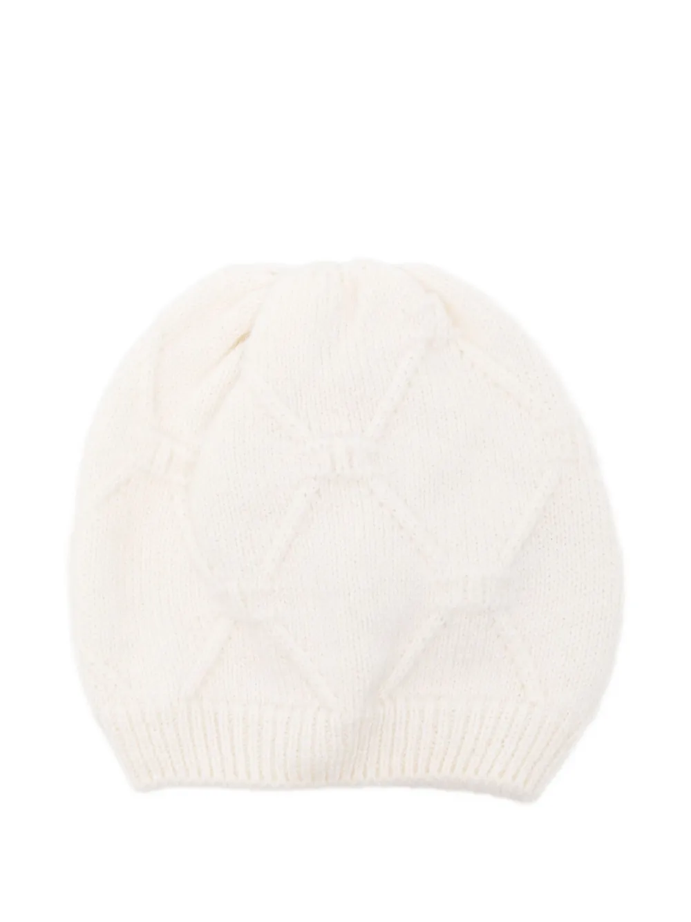 Шапка с ромбовидной вязкой Elisabetta Franchi La Mia Bambina, белый
Шапка с ромбовидной вязкой Elisabetta Franchi La Mia Bambina, белый