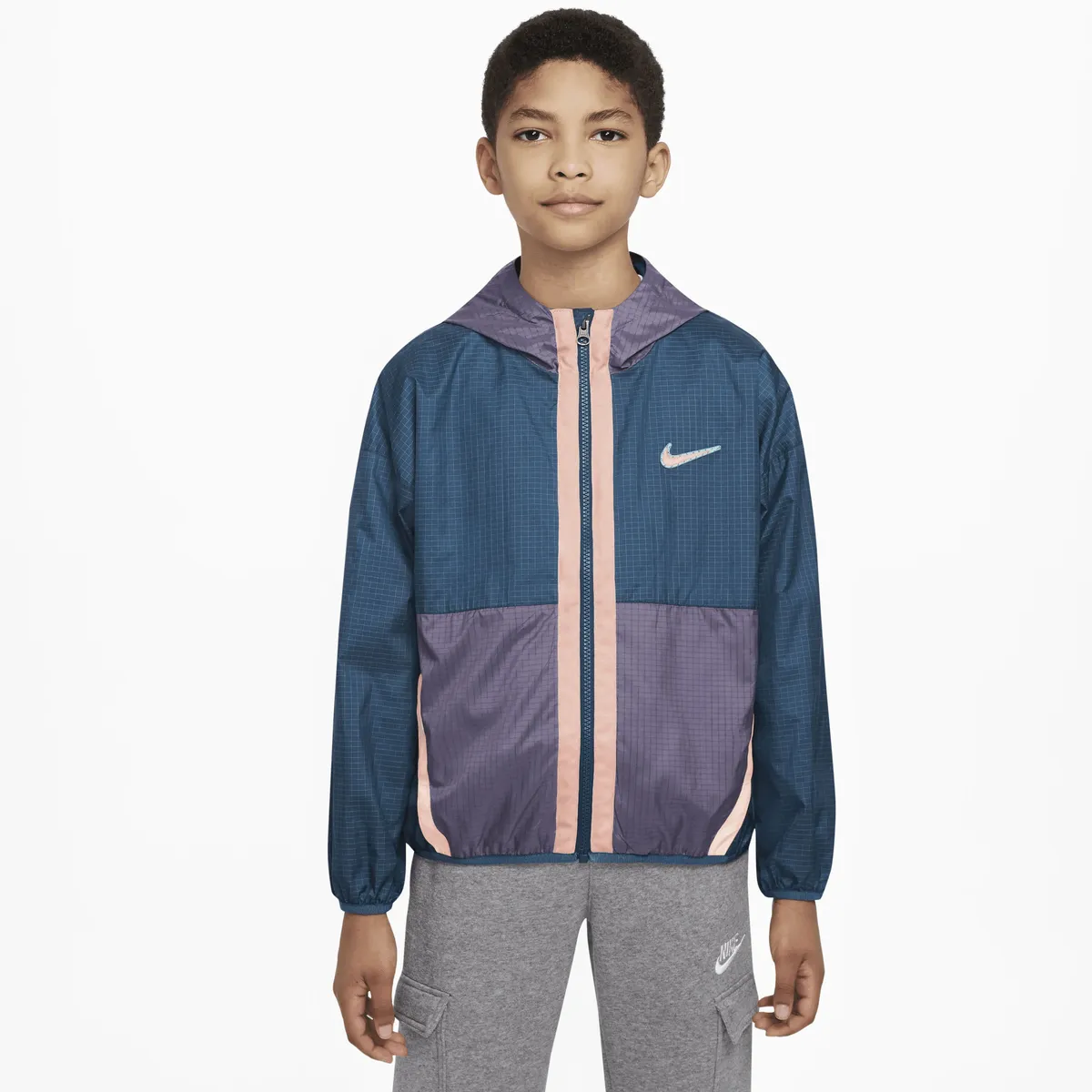 Куртка Nike Sportswear для улицы "ODP Big Kids' Woven Jacket" с капюшоном, фиолетовый
Куртка Nike Sportswear для улицы "ODP Big Kids' Woven Jacket" с капюшоном, фиолетовый