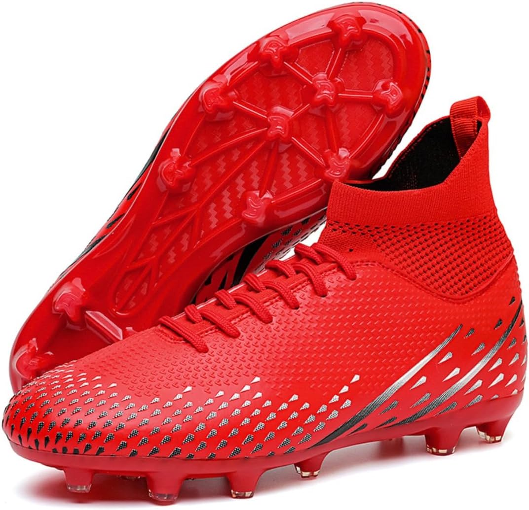 Легкие профессиональные футбольные бутсы с синтетическим верхом и эластичным поддерживающим воротником для лодыжки, для мужчин и женщин, для тренировок, матчей и игры на искусственном поле, удобная посадка Zixcplaz, красный
Легкие профессиональные футбольные бутсы с синтетическим верхом и эластичным поддерживающим воротником для лодыжки, для мужчин и женщин, для тренировок, матчей и игры на искусственном поле, удобная посадка Zixcplaz, красный
