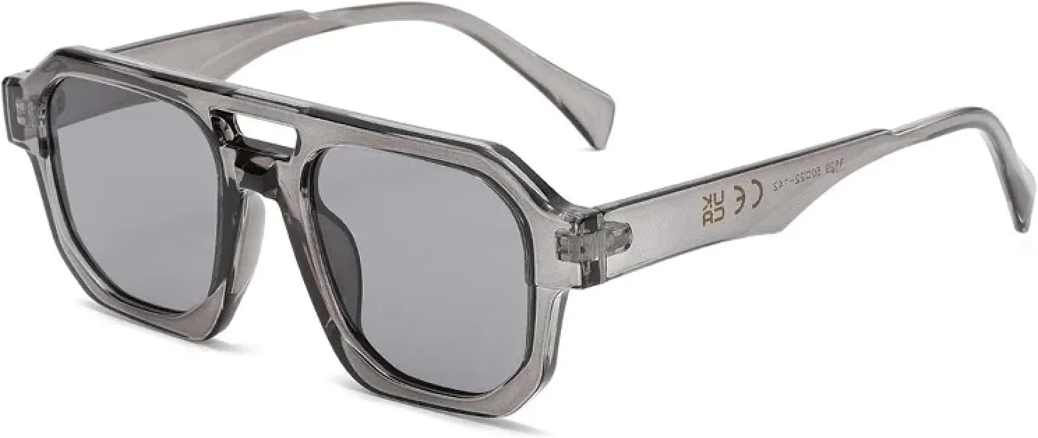 Модные солнцезащитные очки в винтажном стиле для женщин и мужчин, с двойной перемычкой, модные, с защитой от УФ-излучения UV400, в стиле ретро TKKTLLT, C8
Модные солнцезащитные очки в винтажном стиле для женщин и мужчин, с двойной перемычкой, модные, с защитой от УФ-излучения UV400, в стиле ретро TKKTLLT, C8