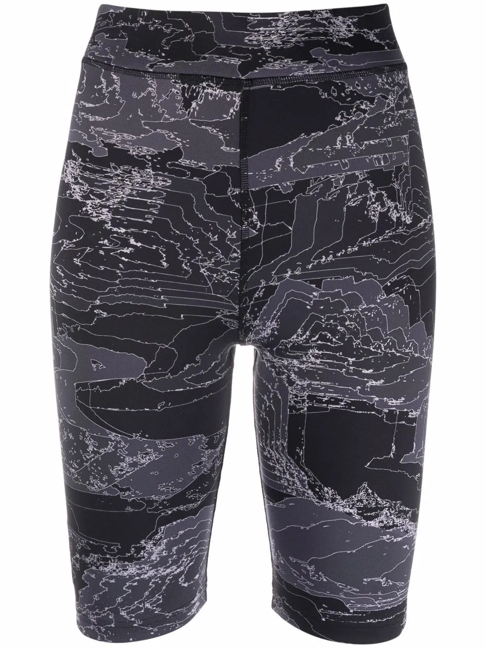 Облегающие шорты с завышенной талией MCQ, черный
Облегающие шорты с завышенной талией MCQ, черный