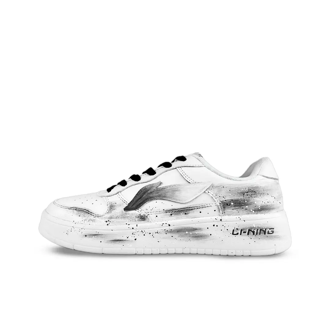 LINING Pontoon Boats Abrasion Resistant Breathable Coverage Low top Skateboard Shoes Men's White
LINING Pontoon Boats Abrasion Resistant Breathable Coverage Low top Skateboard Shoes Men's White