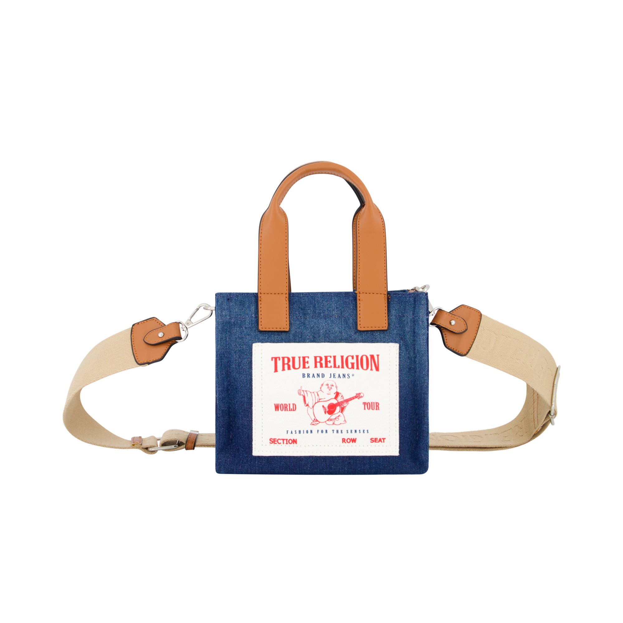 Мини-джимовая сумка-тоут True Religion, темно-синий
Мини-джимовая сумка-тоут True Religion, темно-синий