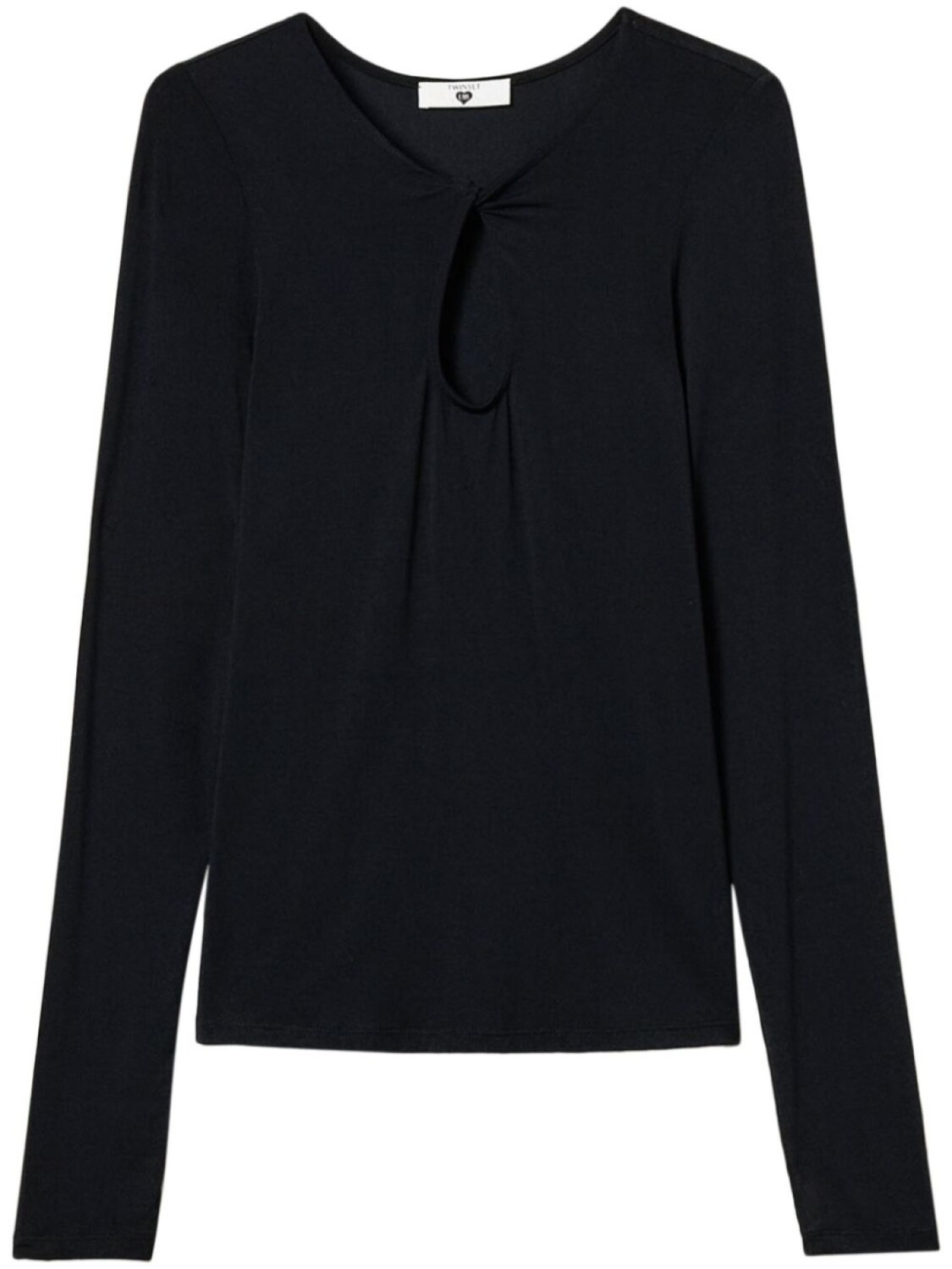 Футболка с вырезом TWINSET, черный
Футболка с вырезом TWINSET, черный