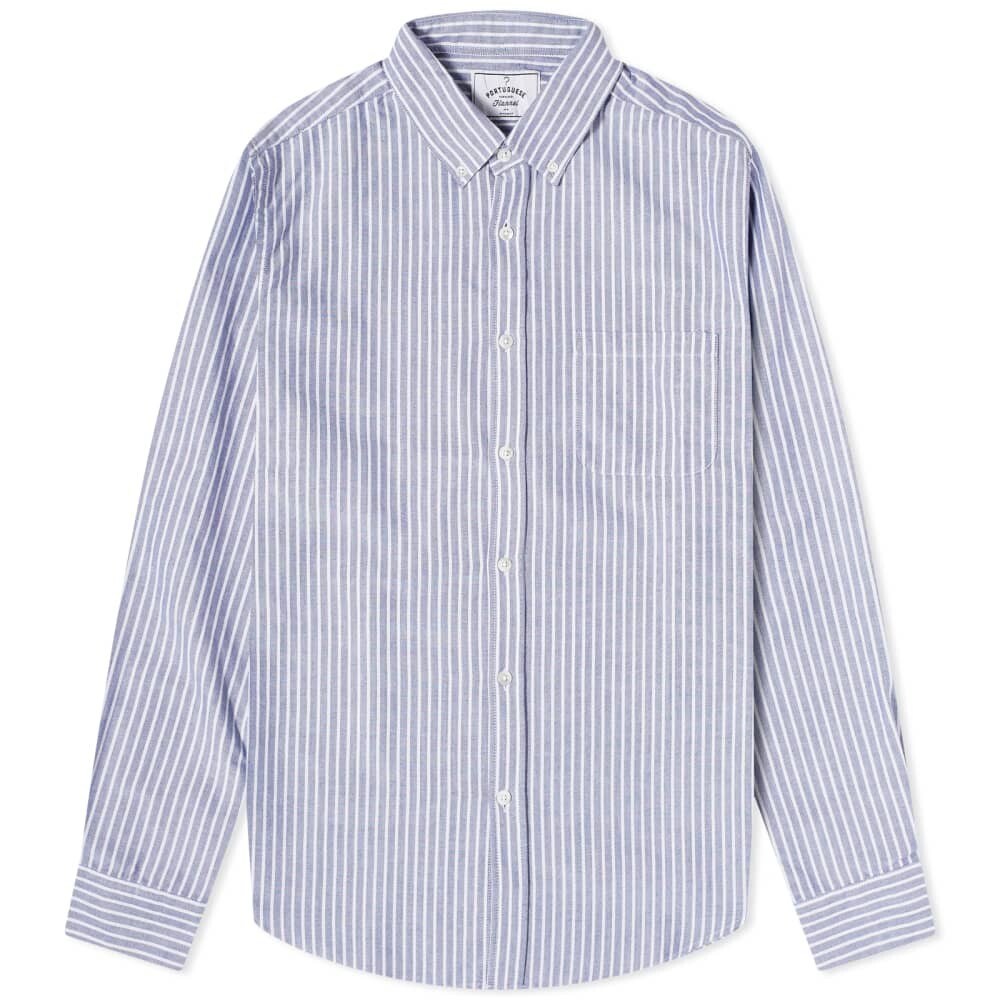 Portuguese Flannel Оксфордская Рубашка в полоску Belavista на пуговицах, белый/синий
Portuguese Flannel Оксфордская Рубашка в полоску Belavista на пуговицах, белый/синий