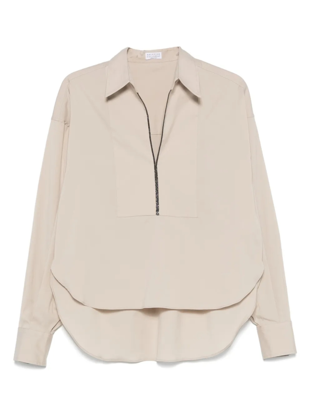 Блузка из хлопковой смеси Brunello Cucinelli, нейтральный
Блузка из хлопковой смеси Brunello Cucinelli, нейтральный