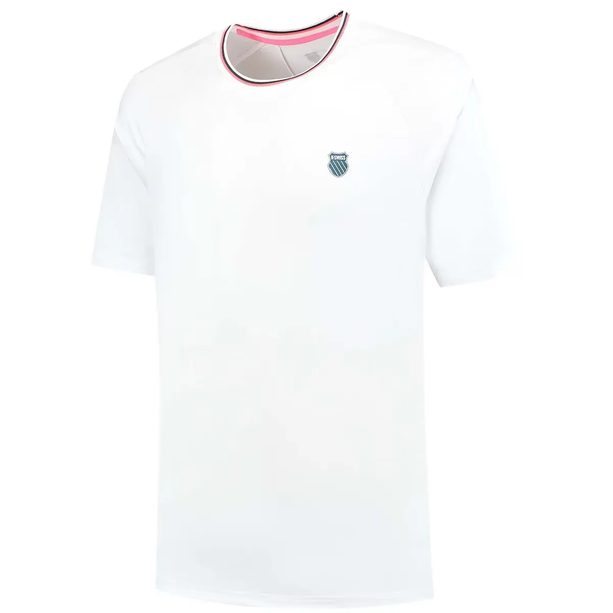 Мужская футболка Hypercourt Mesh Crew 4 K·Swiss для тенниса и паделя K-Swiss, белый 
Мужская футболка Hypercourt Mesh Crew 4 K·Swiss для тенниса и паделя K-Swiss, белый