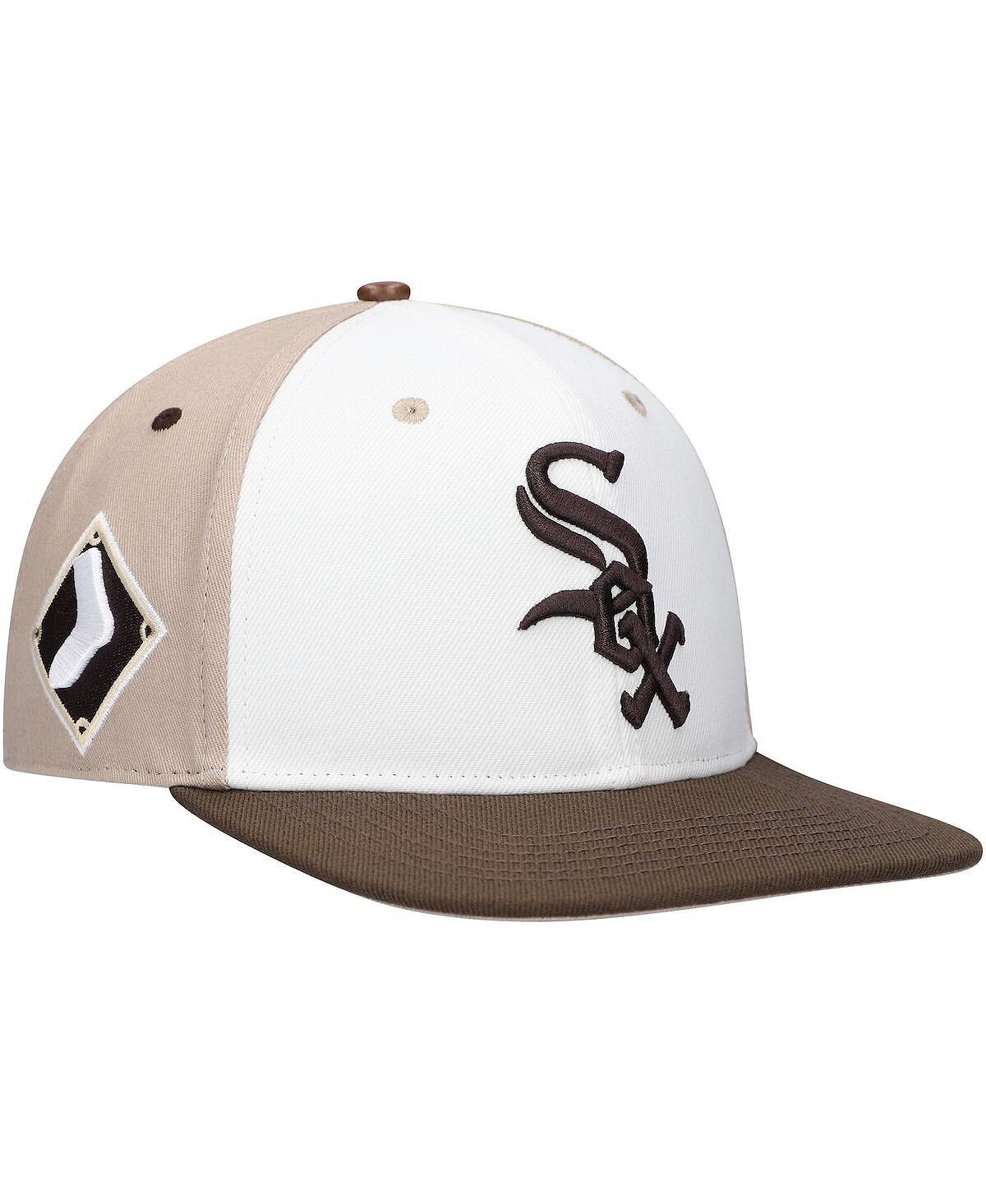 Мужская белая, коричневая кепка Chicago White Sox с шоколадным мороженым и капельным принтом Snapback Pro Standard
Мужская белая, коричневая кепка Chicago White Sox с шоколадным мороженым и капельным принтом Snapback Pro Standard