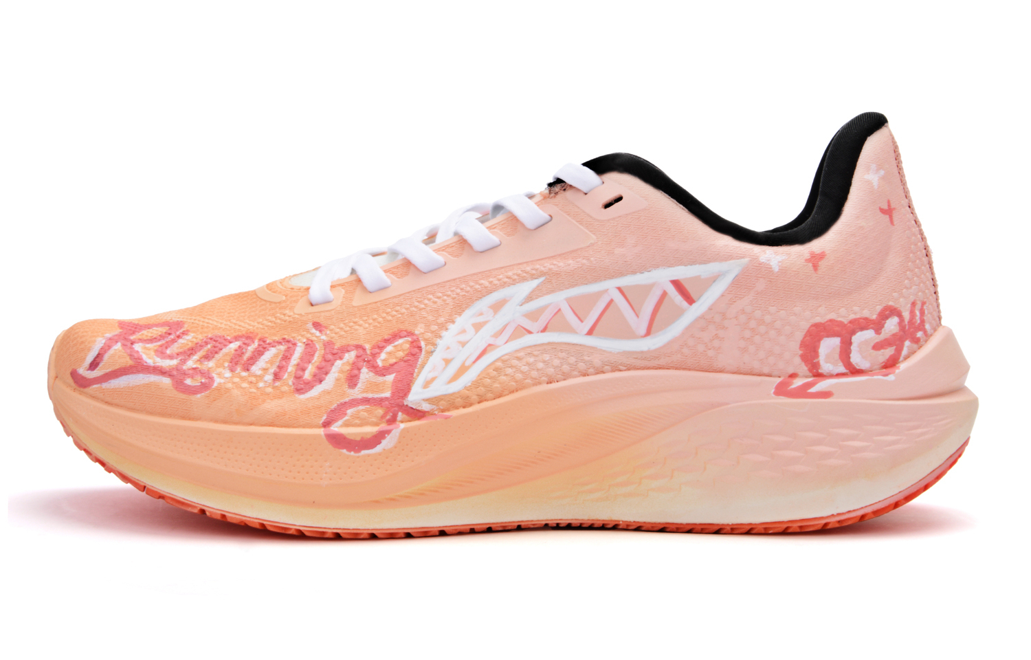 LINING Беговые кроссовки мужские low top белый оранжевый
LINING Беговые кроссовки мужские low top белый оранжевый