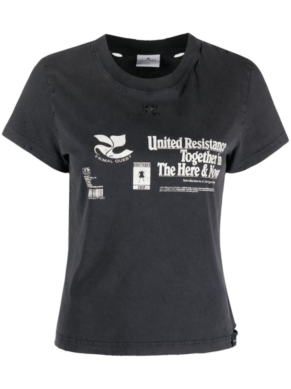 Courrèges футболка Resistance Destroyed, серый
Courrèges футболка Resistance Destroyed, серый