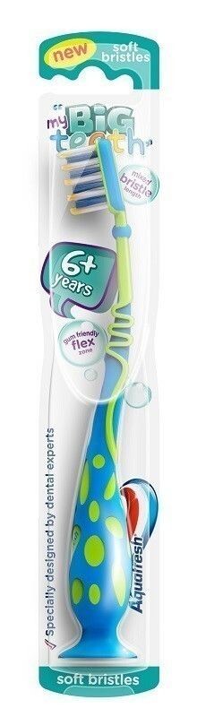 Aquafresh My Big Teeth Soft детская зубная щетка, 1 шт.
Aquafresh My Big Teeth Soft детская зубная щетка, 1 шт.