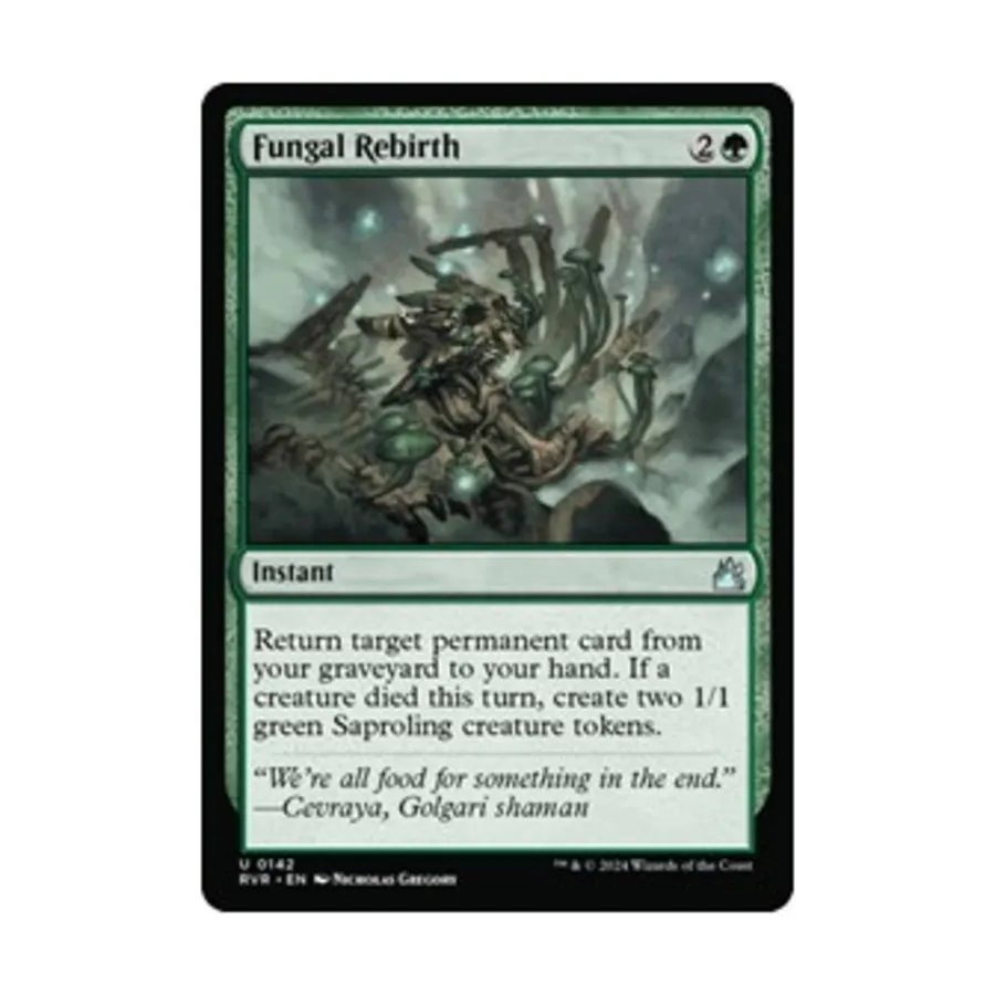 CCG Грибное возрождение (U), MTG - Ravnica Remastered
CCG Грибное возрождение (U), MTG - Ravnica Remastered