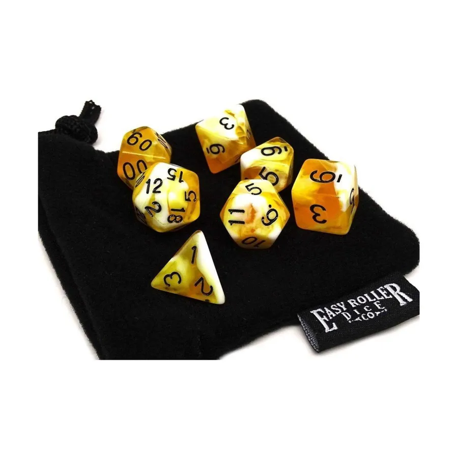 Ирисочный вихрь с золотом (7), Dice - 7 Piece Poly Sets - Marble/Swirl (Easy Roller Dice)
Ирисочный вихрь с золотом (7), Dice - 7 Piece Poly Sets - Marble/Swirl (Easy Roller Dice)