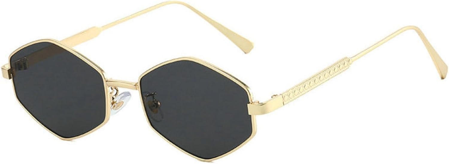 Солнцезащитные очки Willochra в стиле ретро с неровной металлической оправой для женщин и мужчин, модные, стильные, в стиле 90-х, маленькие, узкие, золотистая оправа, черные, C1
Солнцезащитные очки Willochra в стиле ретро с неровной металлической оправой для женщин и мужчин, модные, стильные, в стиле 90-х, маленькие, узкие, золотистая оправа, черные, C1