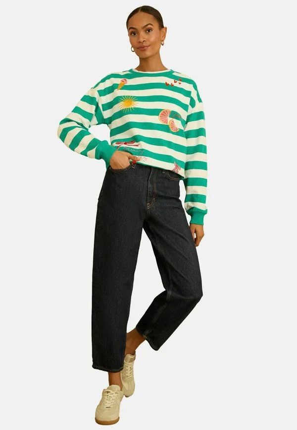 Толстовка стандартного кроя с вышивкой Love & Roses, Green Stripe, Зеленый, Толстовка стандартного кроя с вышивкой Love & Roses, Green Stripe
Толстовка стандартного кроя с вышивкой Love & Roses, Green Stripe, Зеленый, Толстовка стандартного кроя с вышивкой Love & Roses, Green Stripe