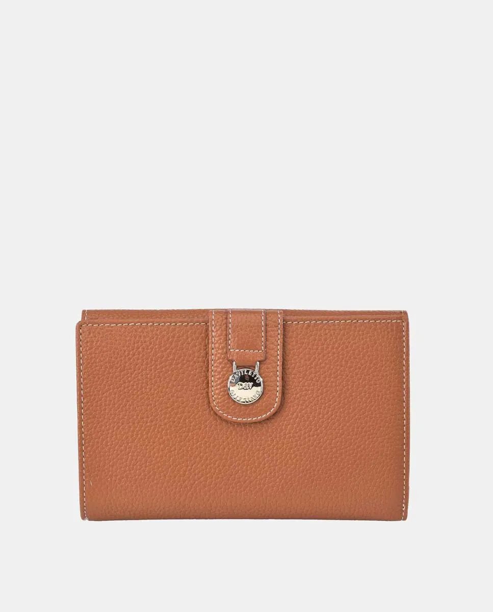 Большой женский кошелек Daviletto из кожи юрского периода, цвет кожи, коричневый
Большой женский кошелек Daviletto из кожи юрского периода, цвет кожи, коричневый